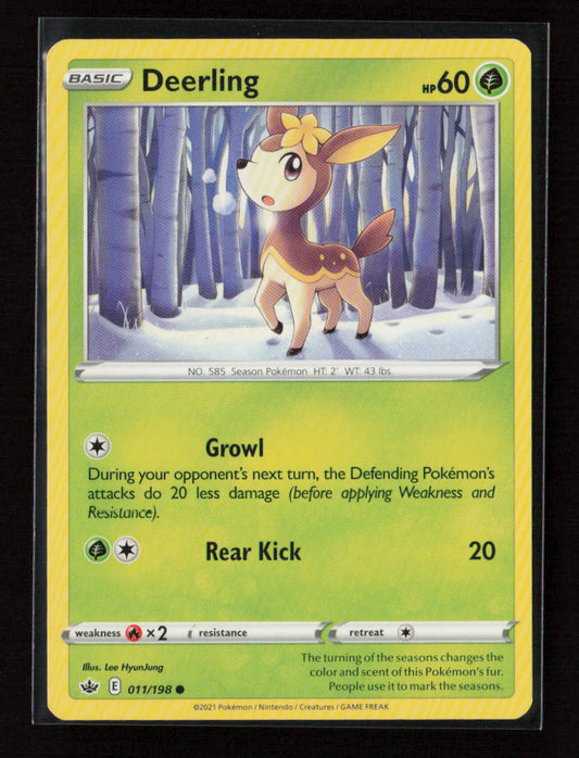 Deerling Common SWSH06: Chilling Reign 011/198 LP