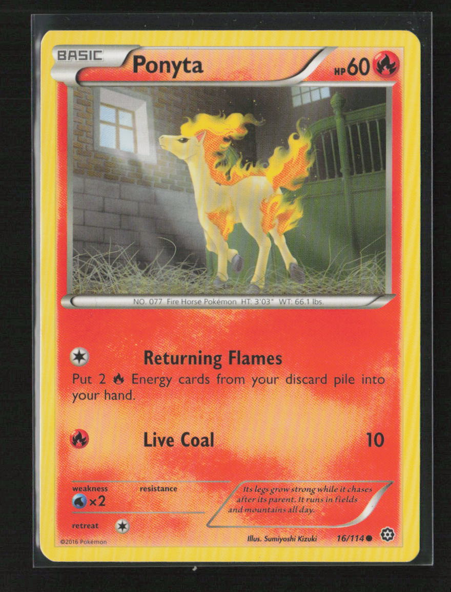 Ponyta Common XY - Steam Siege 16/114 LP