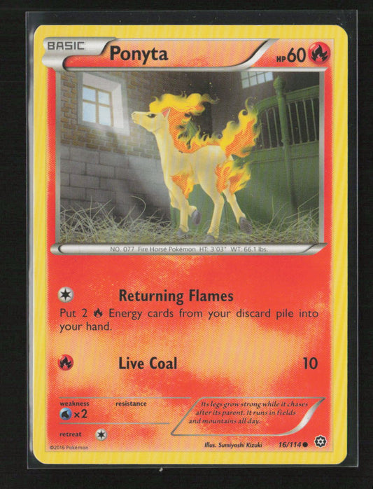 Ponyta Common XY - Steam Siege 16/114 LP