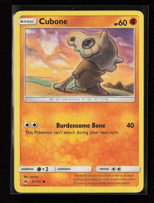 Cubone Common SM - Forbidden Light 57/131 LP - Kang's Collectibles