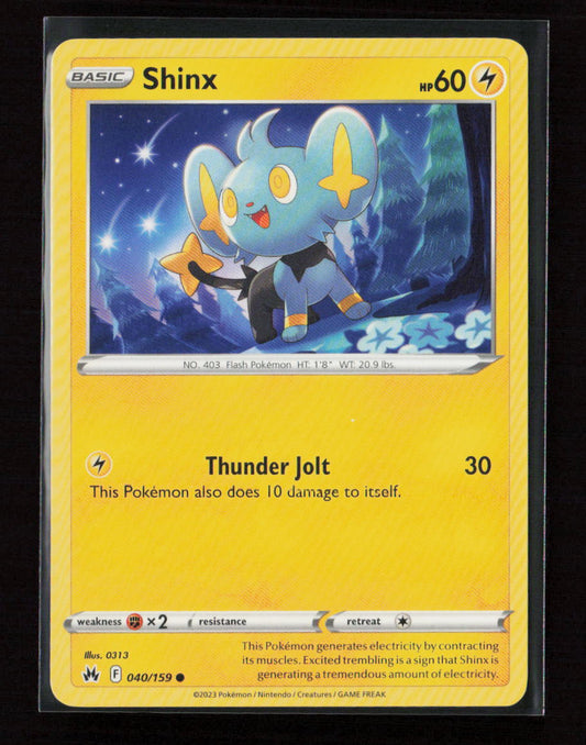 Shinx (40) Common Crown Zenith 040/159 LP