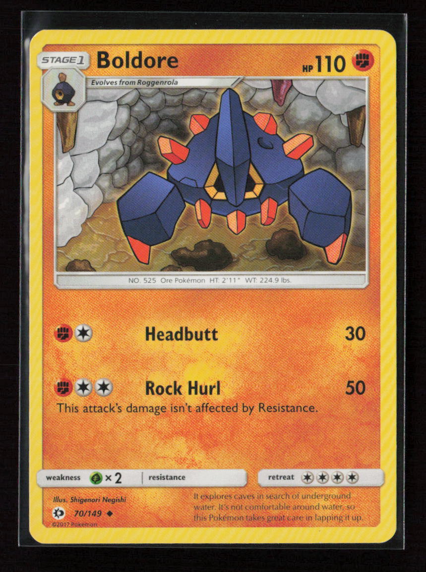 Boldore Uncommon SM Base Set 70/149 LP