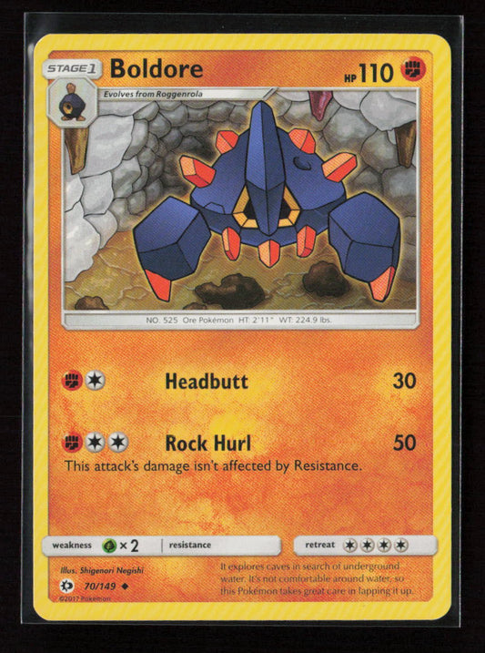 Boldore Uncommon SM Base Set 70/149 LP