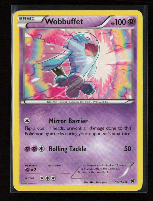 Wobbuffet Uncommon XY - BREAKthrough 67/162 LP