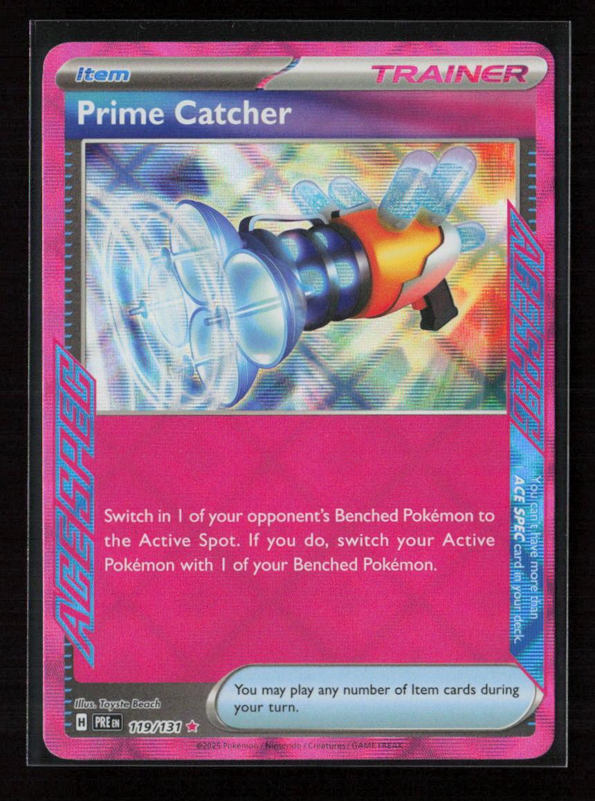 Prime Catcher ACE SPEC Rare SV05: Temporal Forces 157/162 NM - Kang's Collectibles