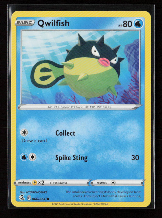 Qwilfish Common SWSH08: Fusion Strike 060/264 LP