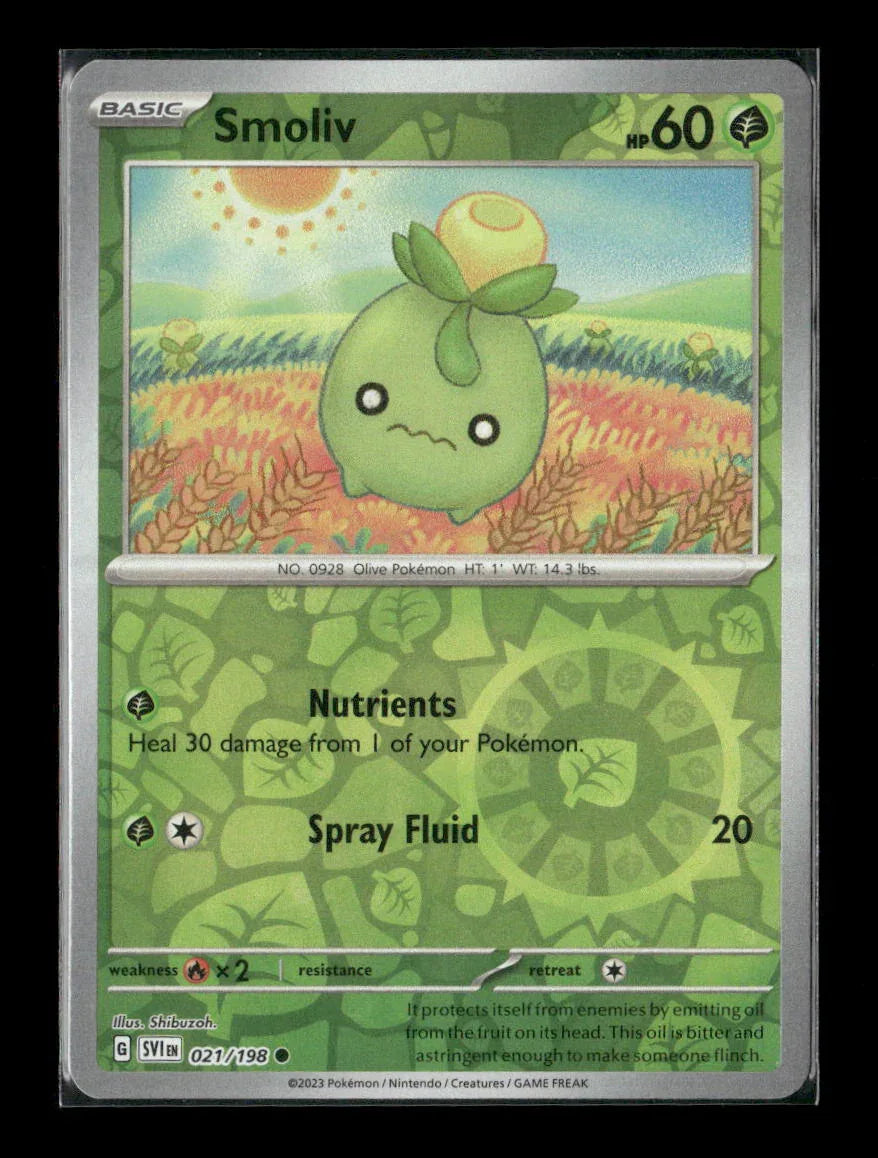Smoliv - Common SV01: Scarlet & Violet Base Set 021/198 LP - Kang's Collectibles