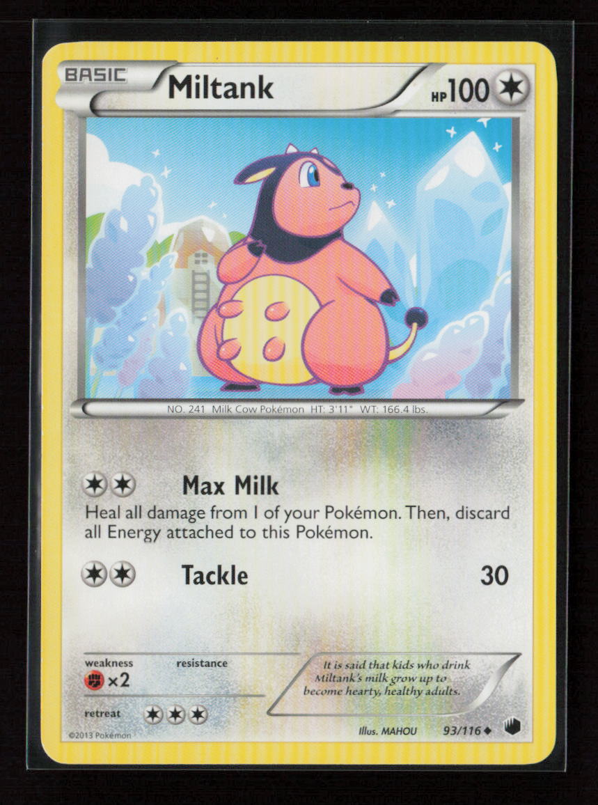 Miltank Uncommon Plasma Freeze 93/116 LP