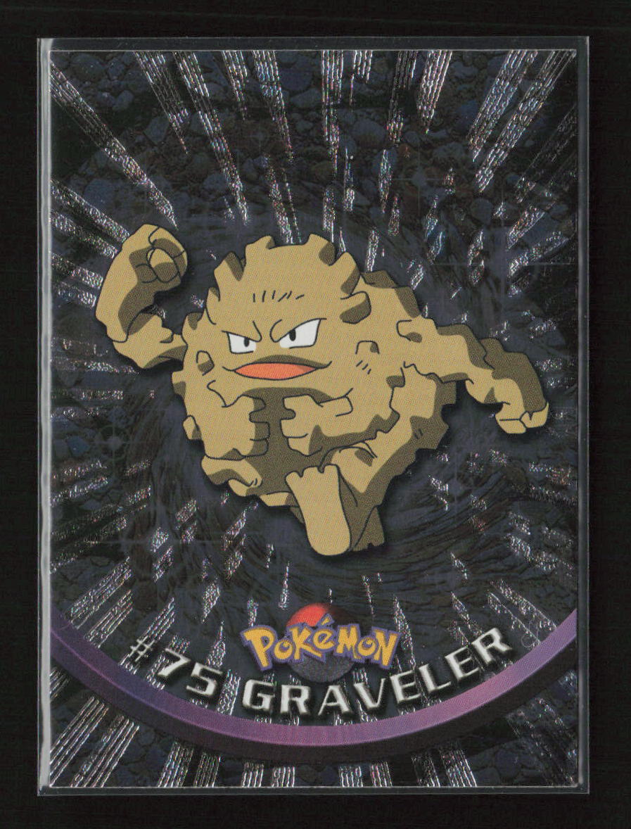 Graveler Pokemon 1999 Topps TV 75 NM