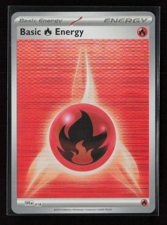 Basic Fire Energy - Common SVE: Scarlet & Violet Energies 018 NM