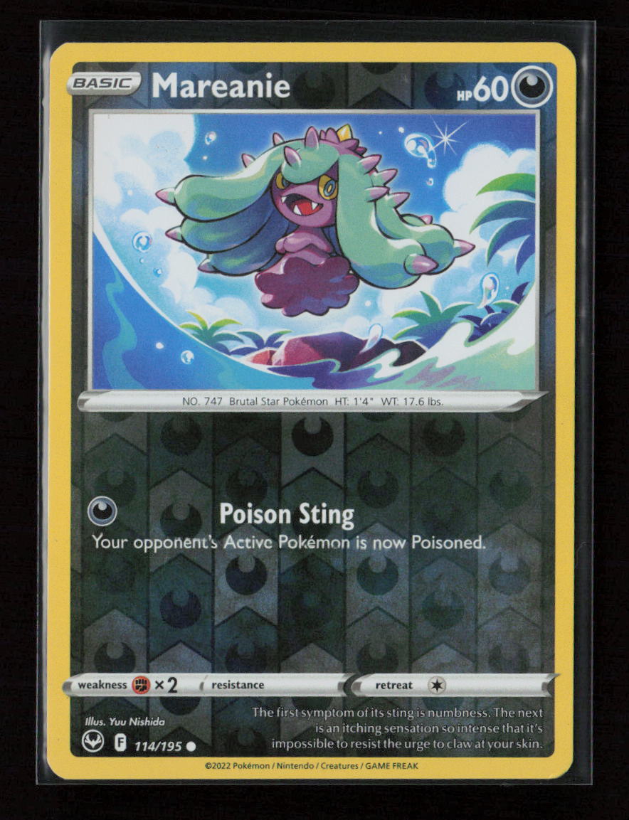 Mareanie Common SWSH12: Silver Tempest 114/195 LP