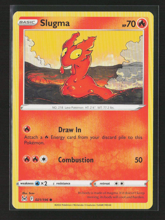 Slugma Common SWSH11: Lost Origin 021/196 NM