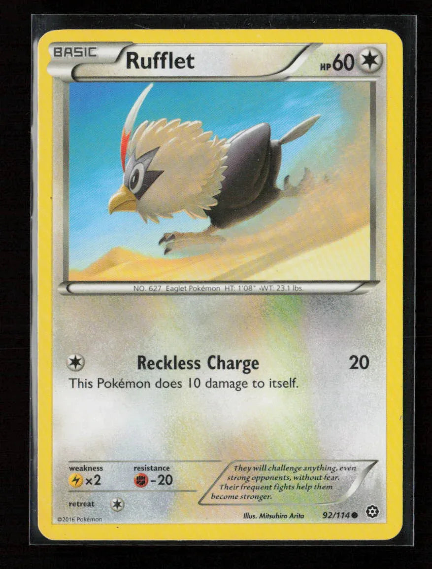 Rufflet Common XY - Steam Siege 92/114 LP - Kang's Collectibles