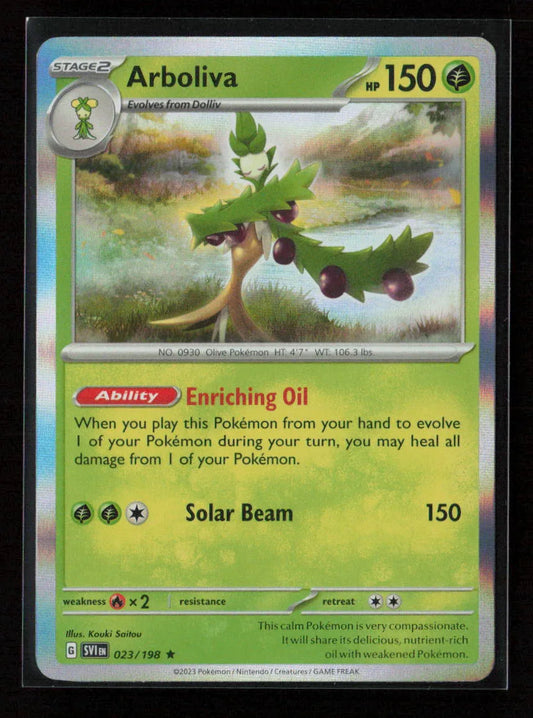Arboliva Rare SV01: Scarlet & Violet Base Set 023/198 NM - Kang's Collectibles