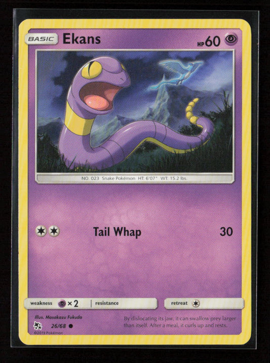 Ekans (26) Common Hidden Fates 26/68 NM