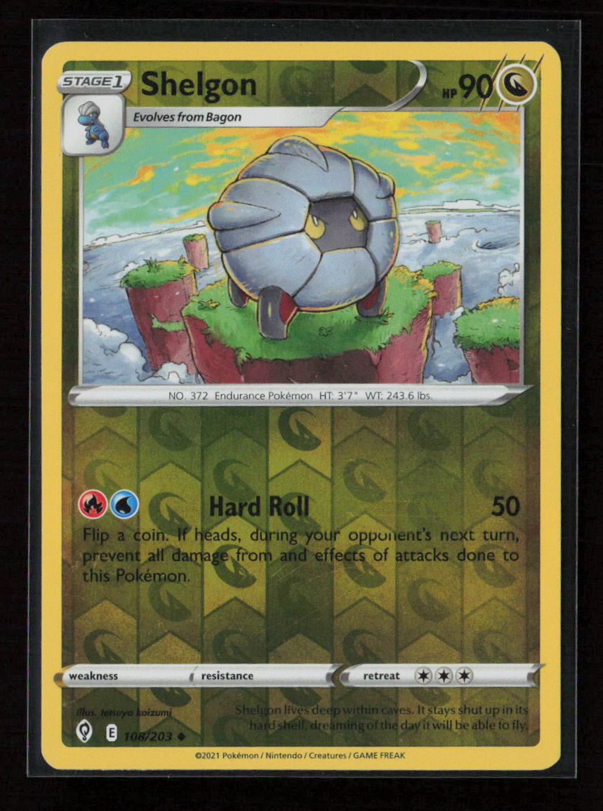 Shelgon Uncommon SWSH07: Evolving Skies 108/203 NM