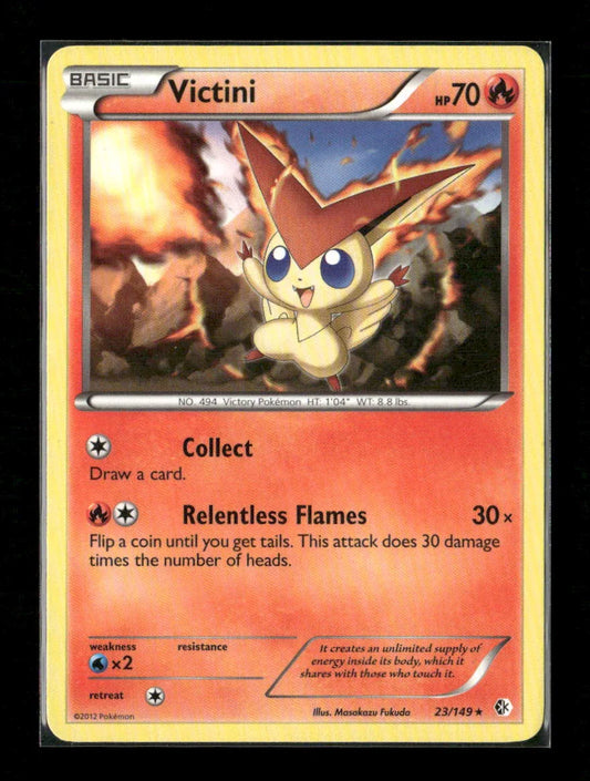 Victini Rare Boundaries Crossed 23/149 LP - Kang's Collectibles