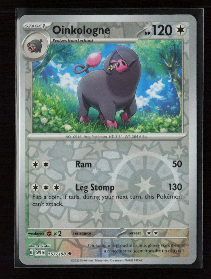 Oinkologne Uncommon SV01: Scarlet & Violet Base Set 157/198 NM - Kang's Collectibles
