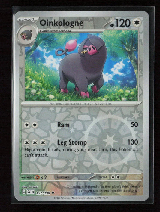 Oinkologne Uncommon SV01: Scarlet & Violet Base Set 157/198 NM - Kang's Collectibles