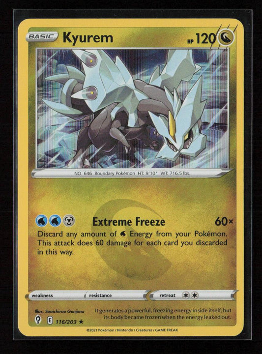 Kyurem Holo Rare SWSH07: Evolving Skies 116/203 NM - Kang's Collectibles