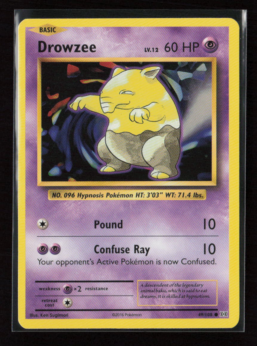 Drowzee Common XY - Evolutions 49/108 LP