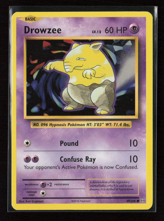 Drowzee Common XY - Evolutions 49/108 LP