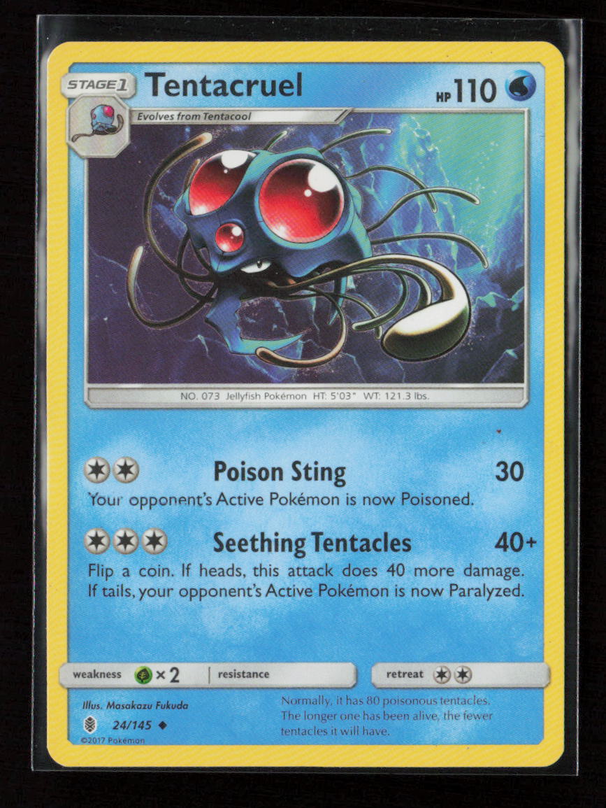 Tentacruel Uncommon SM - Guardians Rising 24/145 LP