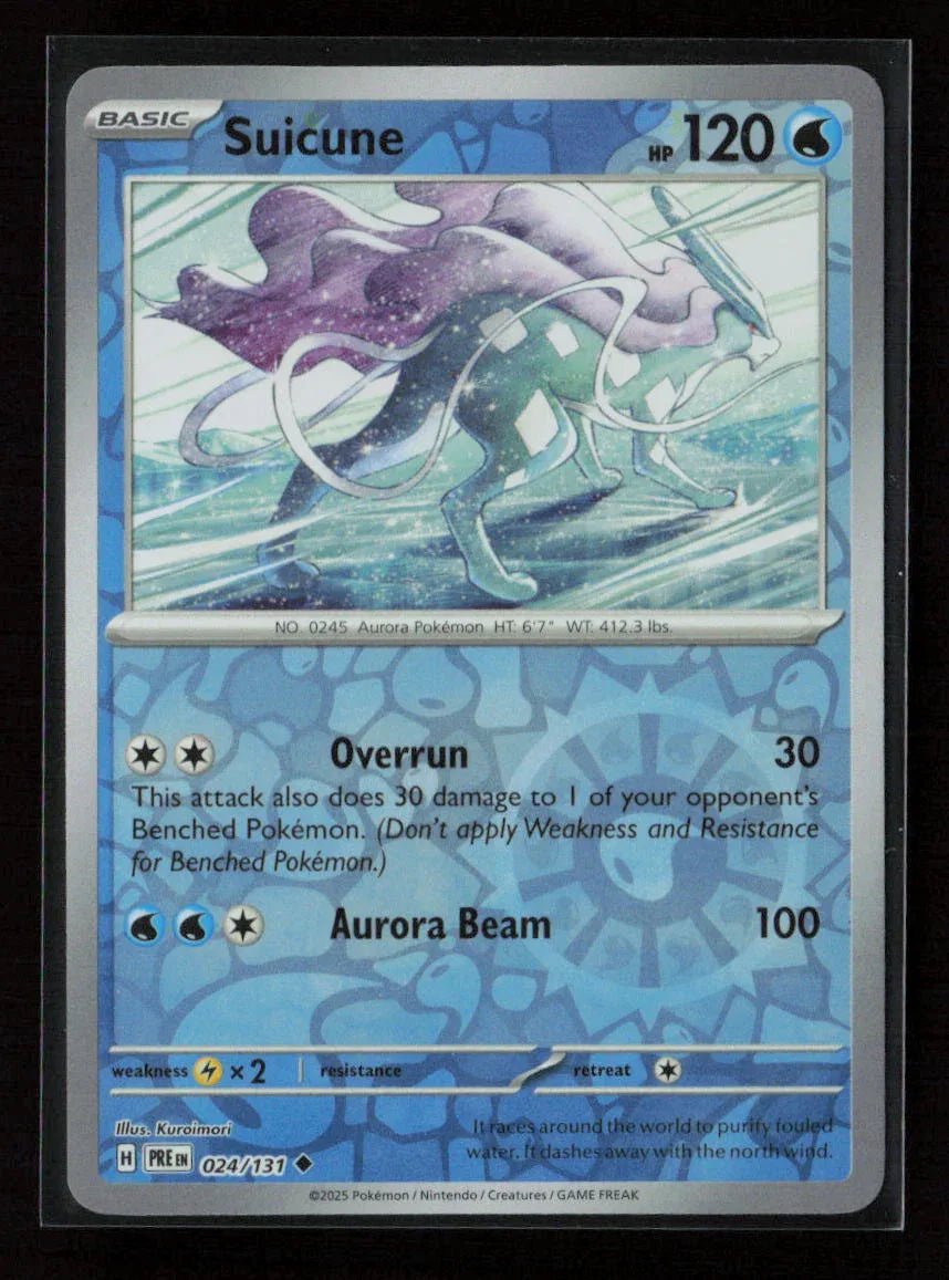 Suicune Uncommon SV: Prismatic Evolutions 024/131 NM - Kang's Collectibles