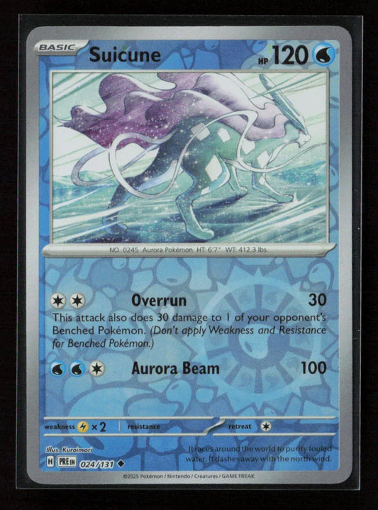 Suicune Uncommon SV: Prismatic Evolutions 024/131 NM - Kang's Collectibles