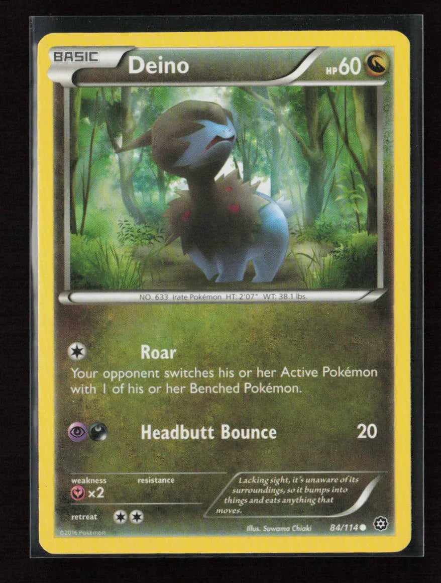 Deino Common XY - Steam Siege 84/114 NM - Kang's Collectibles