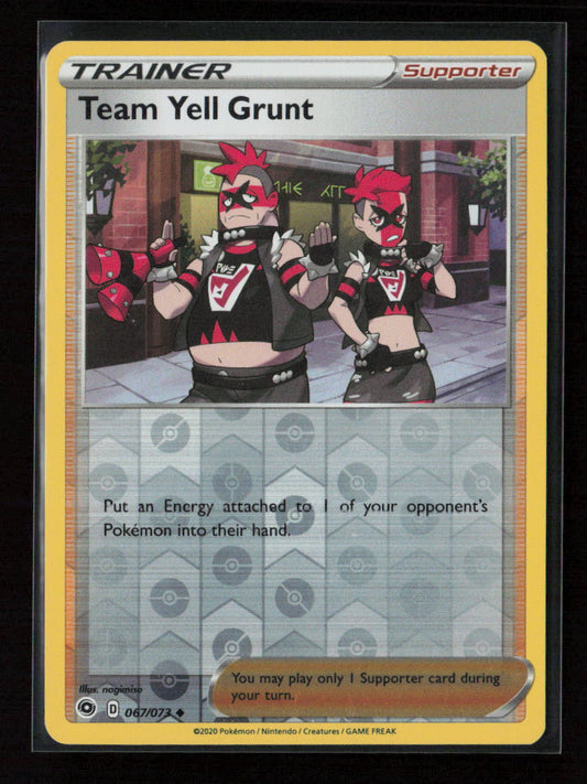 Team Yell Grunt Uncommon Champion's Path 67/73 NM