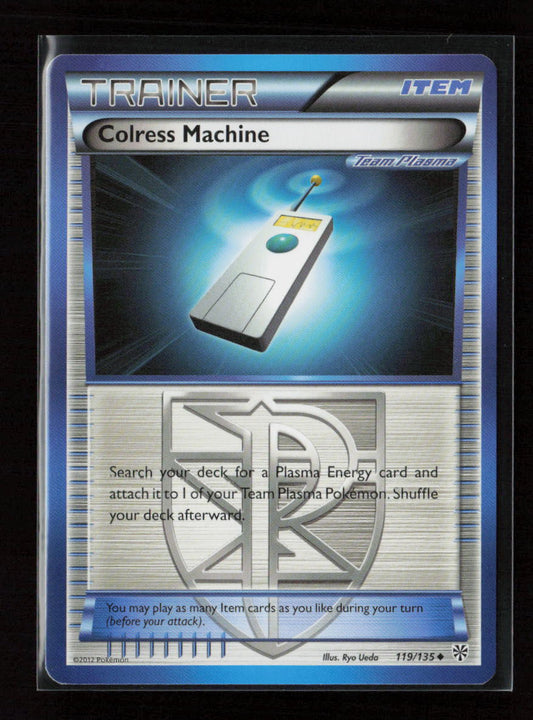 Colress Machine (Team Plasma) Uncommon Plasma Storm 119/135 NM