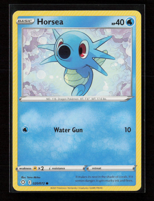 Horsea Common Shining Fates 020/072 NM