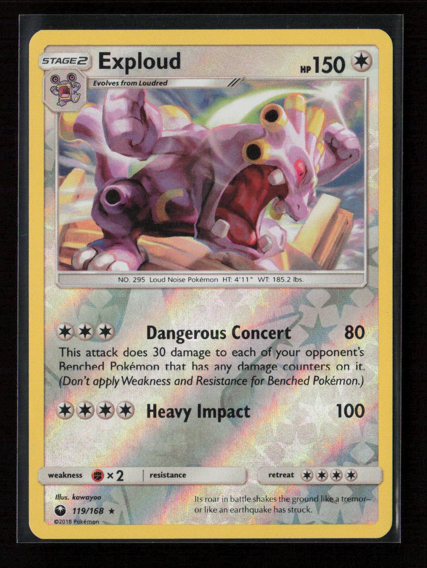 Exploud Rare SM - Celestial Storm 119/168 NM