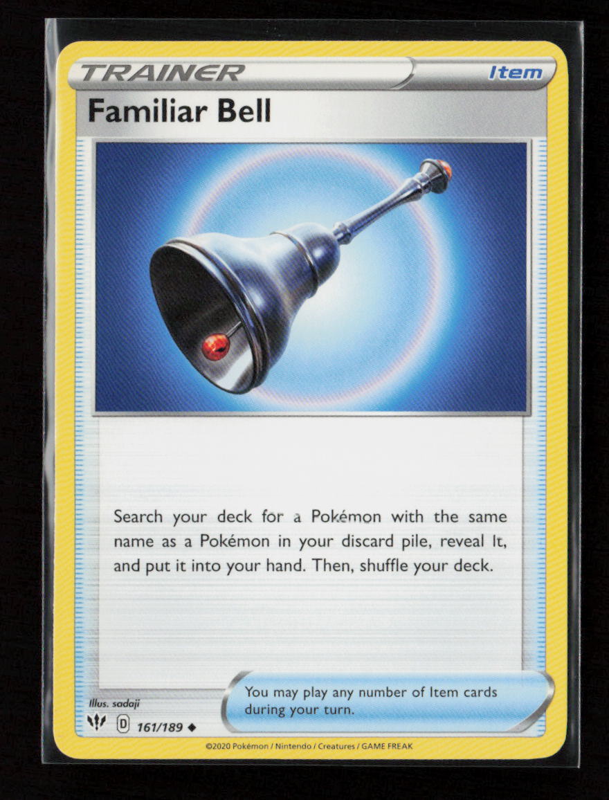 Familiar Bell Uncommon SWSH03: Darkness Ablaze 161/189 LP