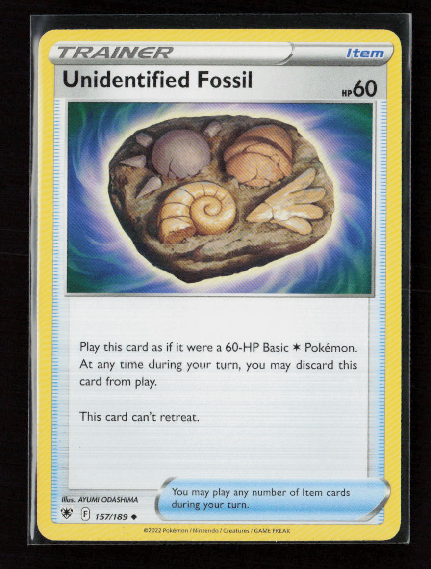 Unidentified Fossil Uncommon SWSH10: Astral Radiance 157/189 LP