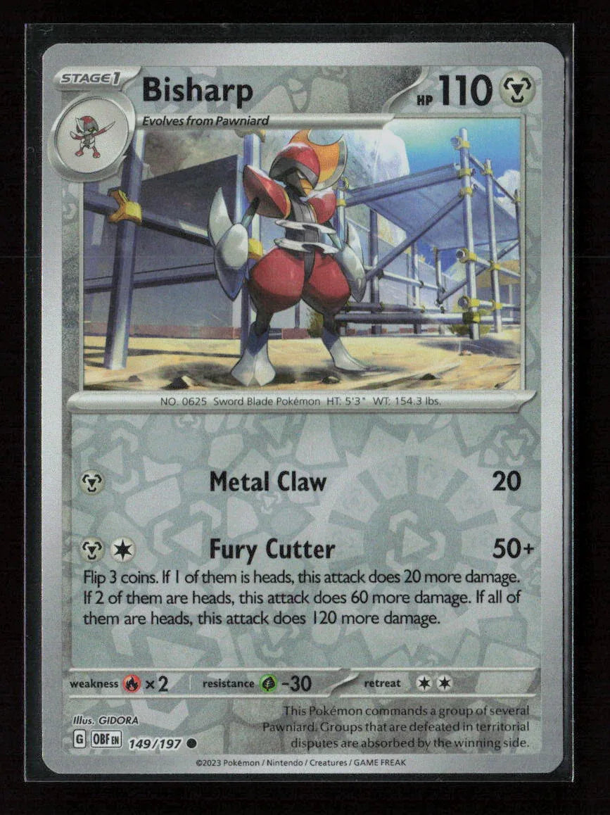 Bisharp Common SV03: Obsidian Flames 149/197 NM