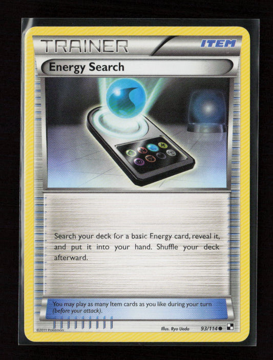 Energy Search Common Black and White 93/114 NM