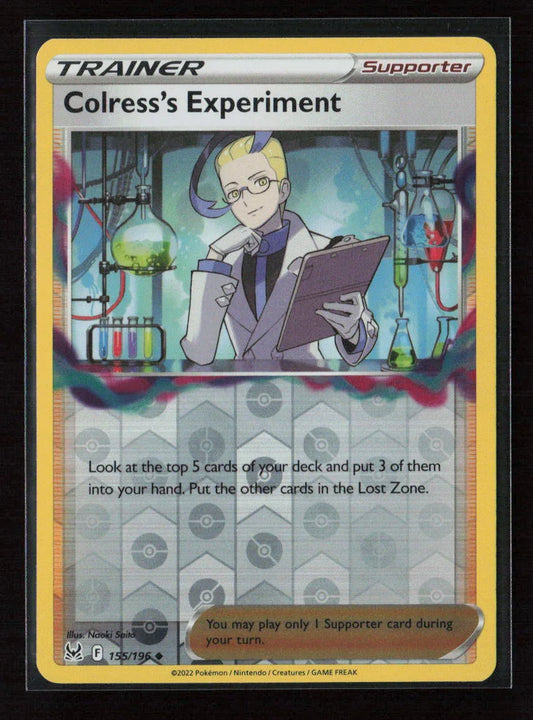 Colress's Experiment Uncommon SWSH11: Lost Origin 155/196 NM - Kang's Collectibles