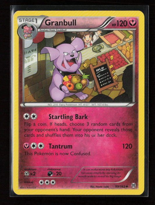Granbull Uncommon XY - BREAKthrough 99/162 LP
