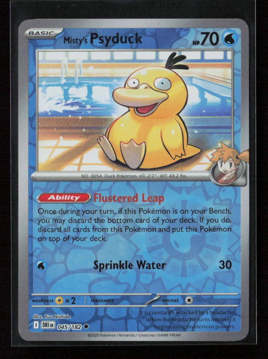 Misty's Psyduck Uncommon SV10: Destined Rivals 045/182 NM - Kang's Collectibles