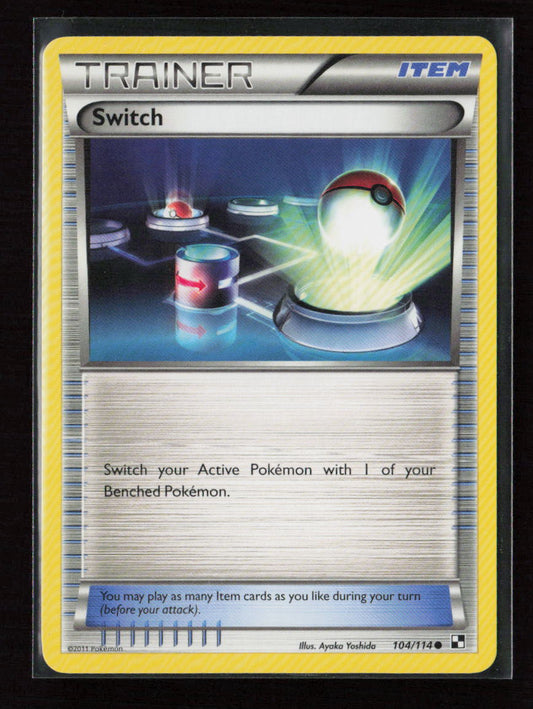 Switch Common Black and White 104/114 NM