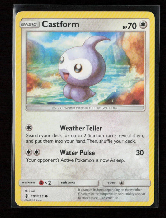 Castform Common SM - Guardians Rising 105/145 LP - Kang's Collectibles