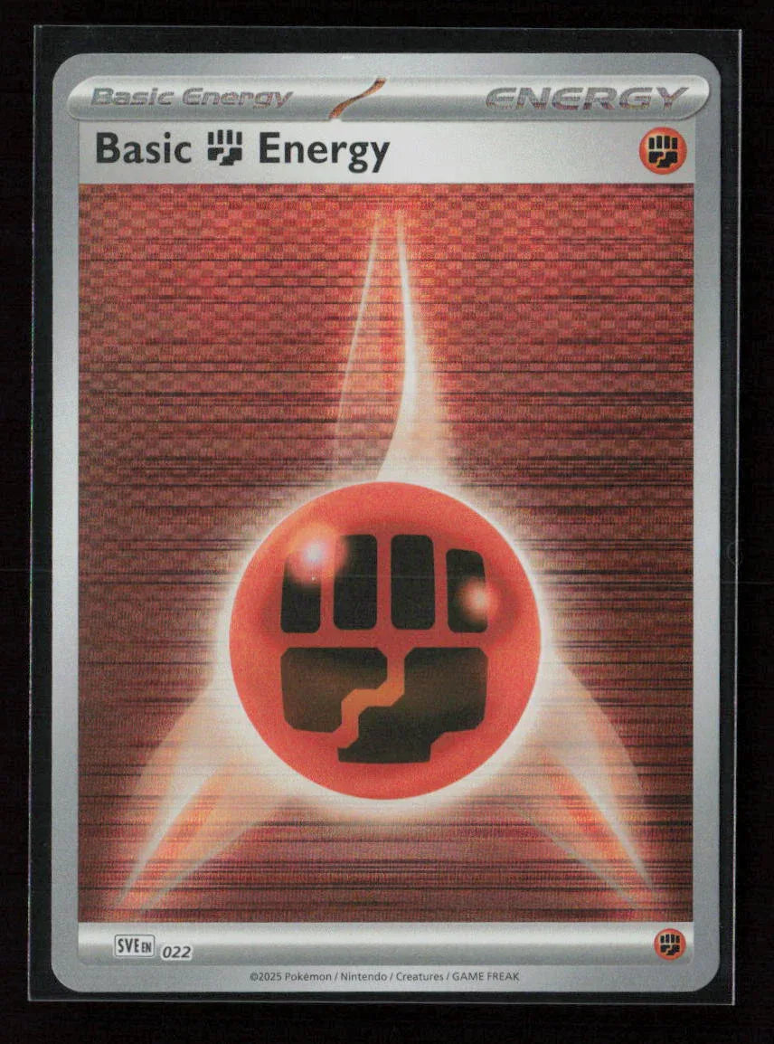 Basic Fighting Energy - Common SVE: Scarlet & Violet Energies 022 NM - Kang's Collectibles