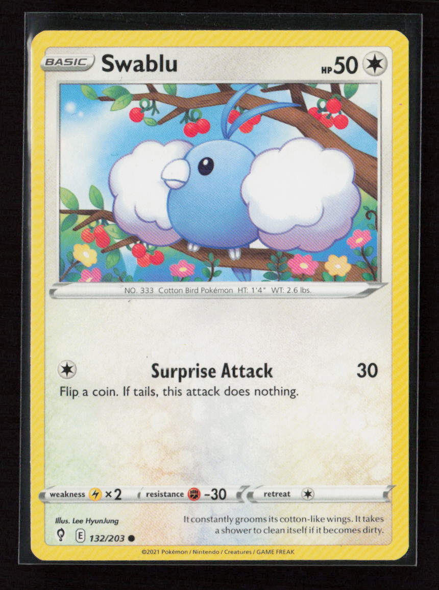 Swablu Common SWSH07: Evolving Skies 132/203 LP