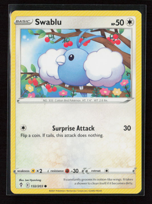Swablu Common SWSH07: Evolving Skies 132/203 LP