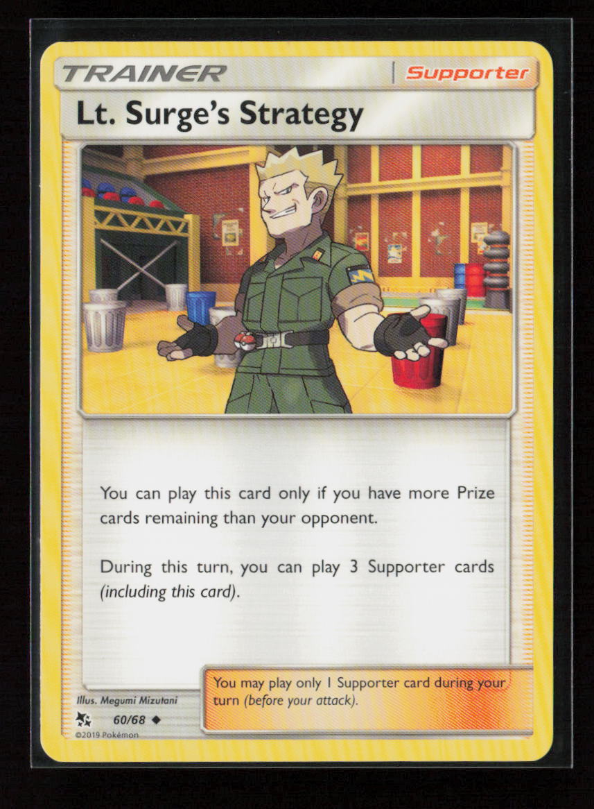 Lt. Surge's Strategy Uncommon Hidden Fates 60/68 NM
