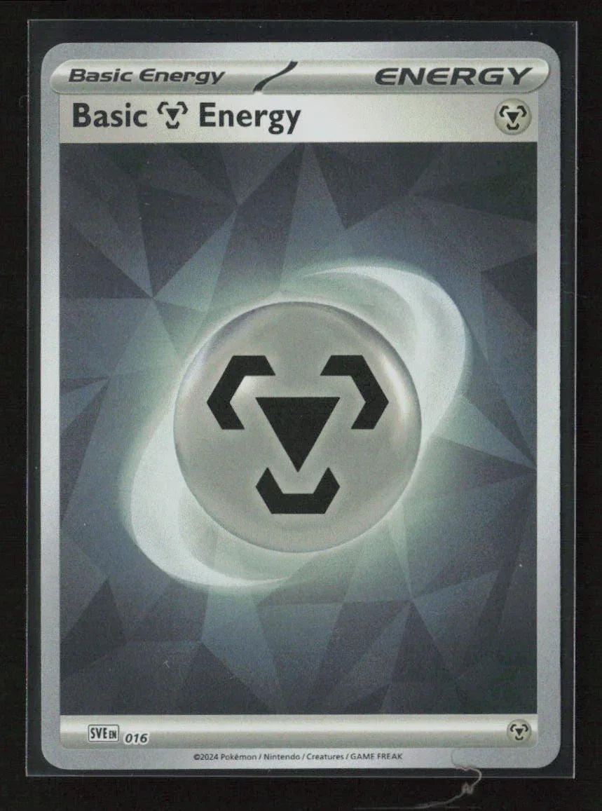 Basic Metal Energy (Cracked Ice Holo) Common SVE: Scarlet & Violet Energies 016 NM - Kang's Collectibles