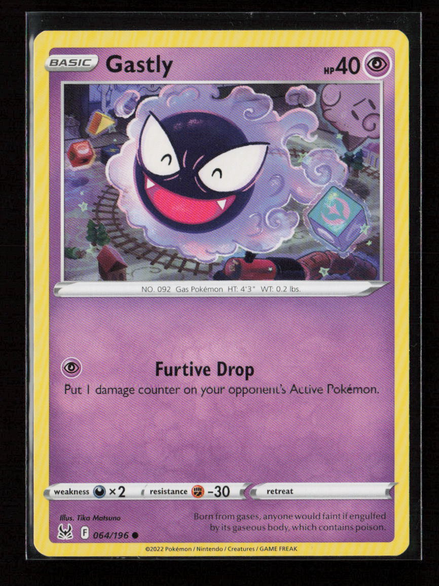 Gastly Common Trick or Trade BOOster Bundle 2023 064/196 LP