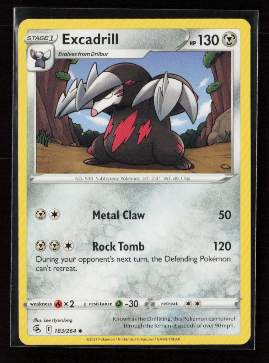 Excadrill Uncommon SWSH08: Fusion Strike 183/264 LP